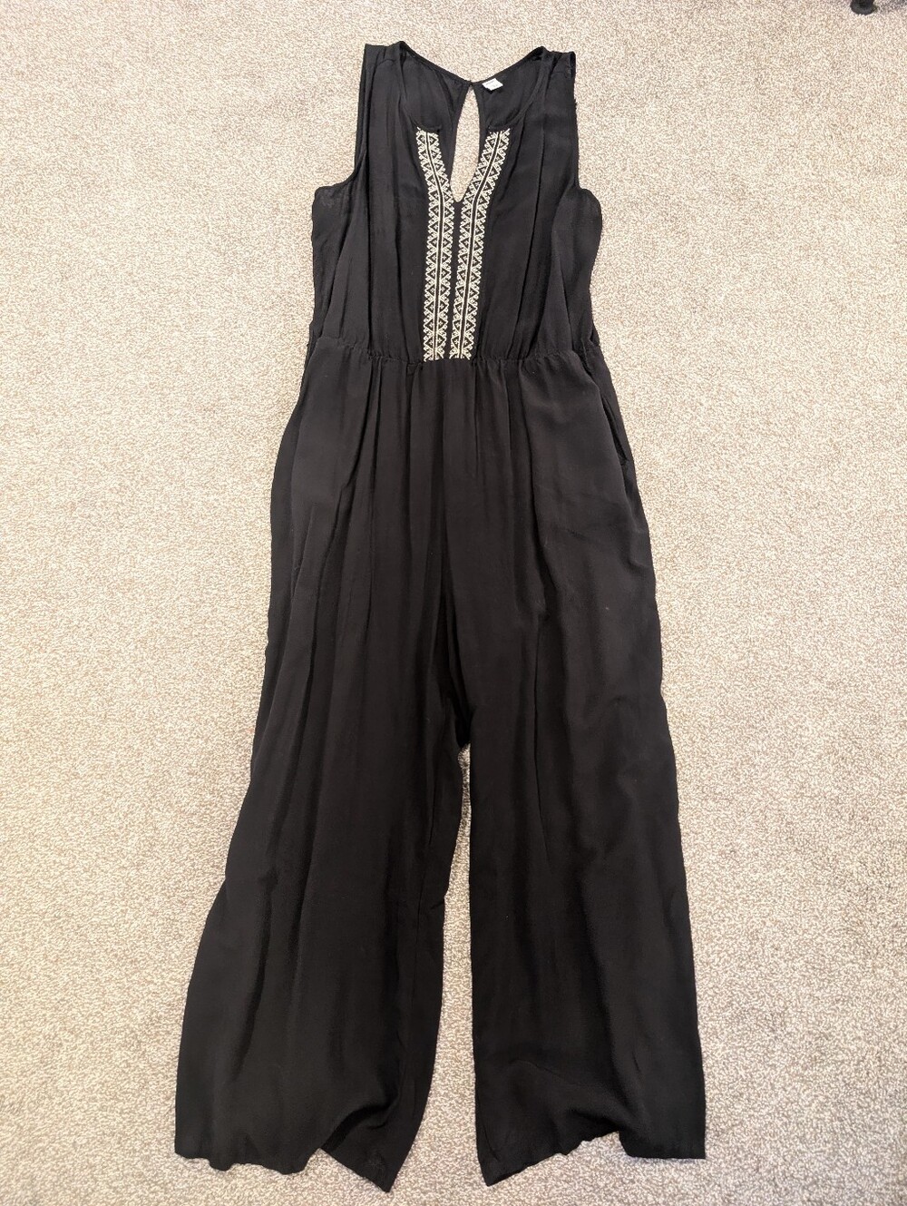 Old Navy Black Jumpsuit Large